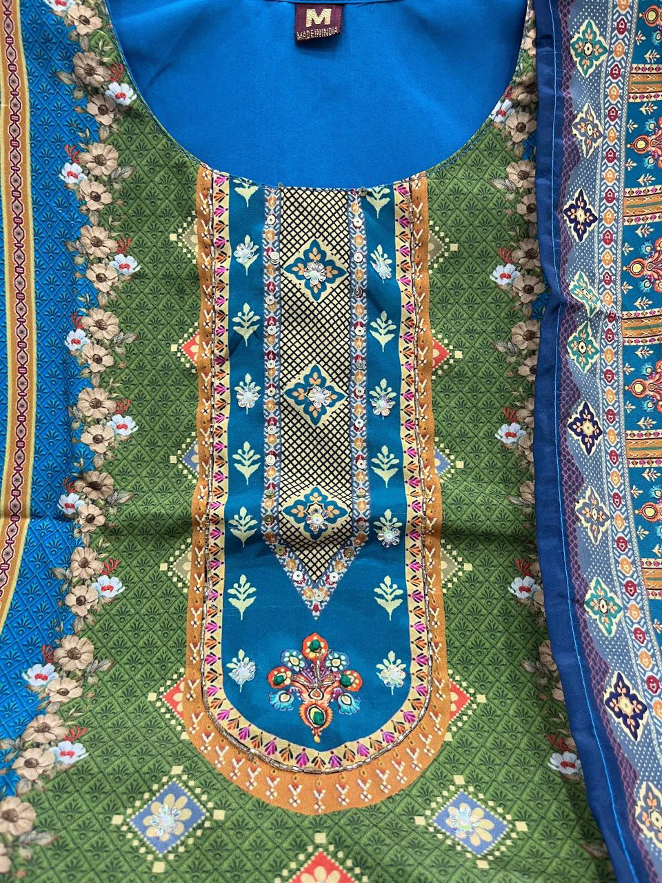 New Arrival BlueRani Special 3-Piece Set | Branded KitKat Silk Suit Collection | PL-002