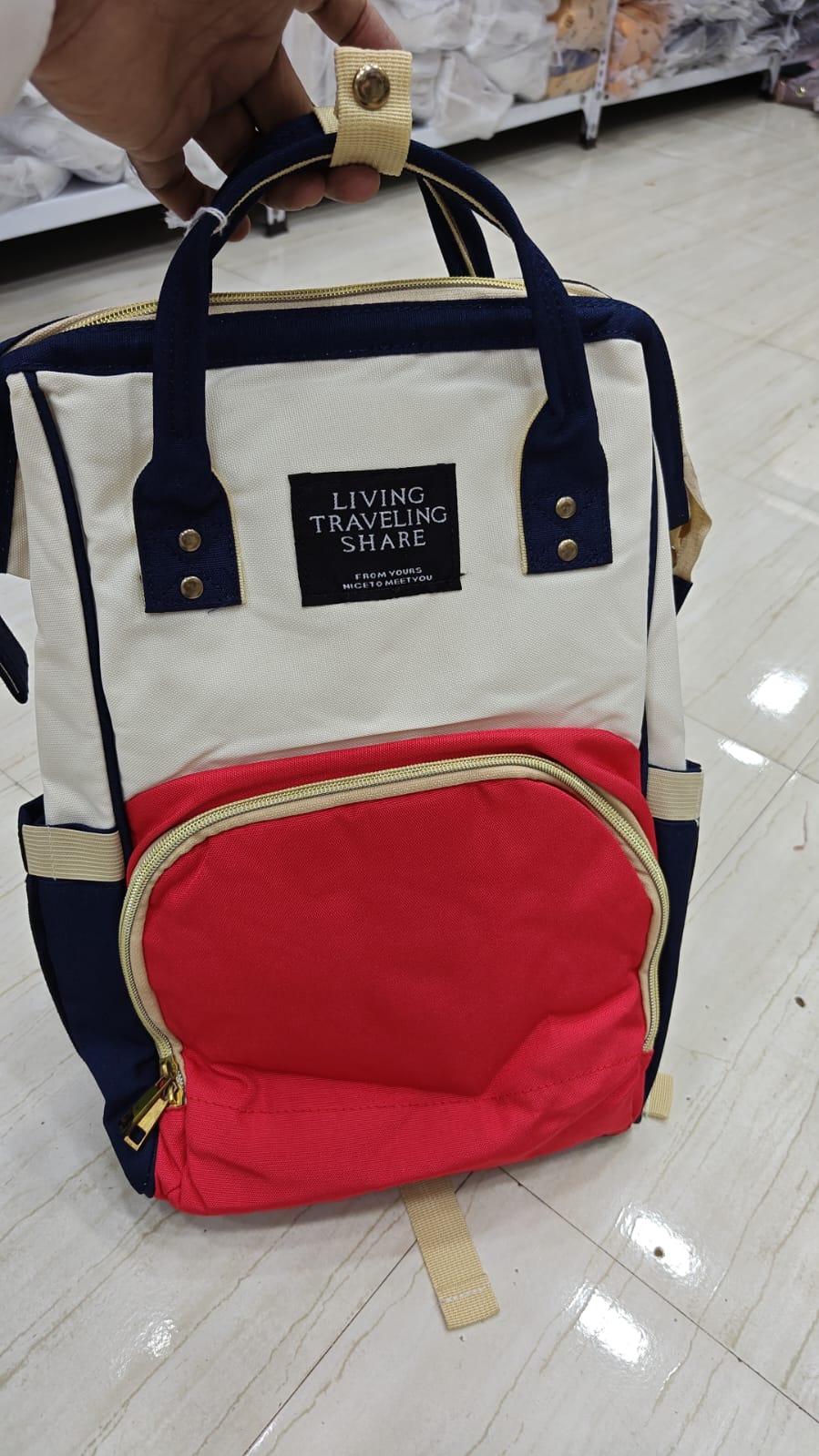 Stylish Mother Backpack | Spacious & Good Quality Baby Care Bag | LP-002