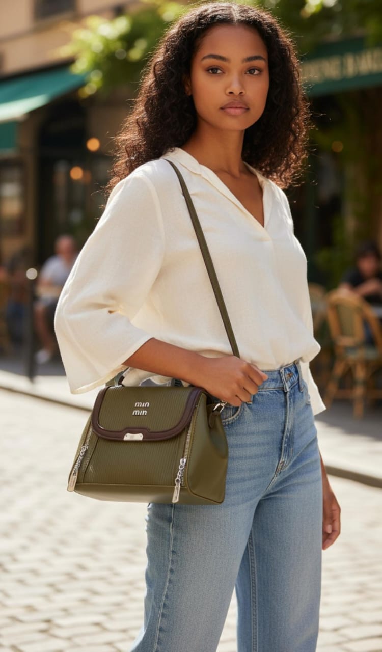 Imported Min-Min Handy Bag | Premium Quality with Long Belt | LP-002