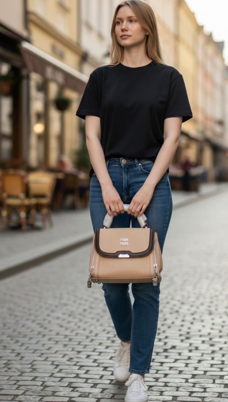 Imported Min-Min Handy Bag | Premium Quality with Long Belt | LP-002