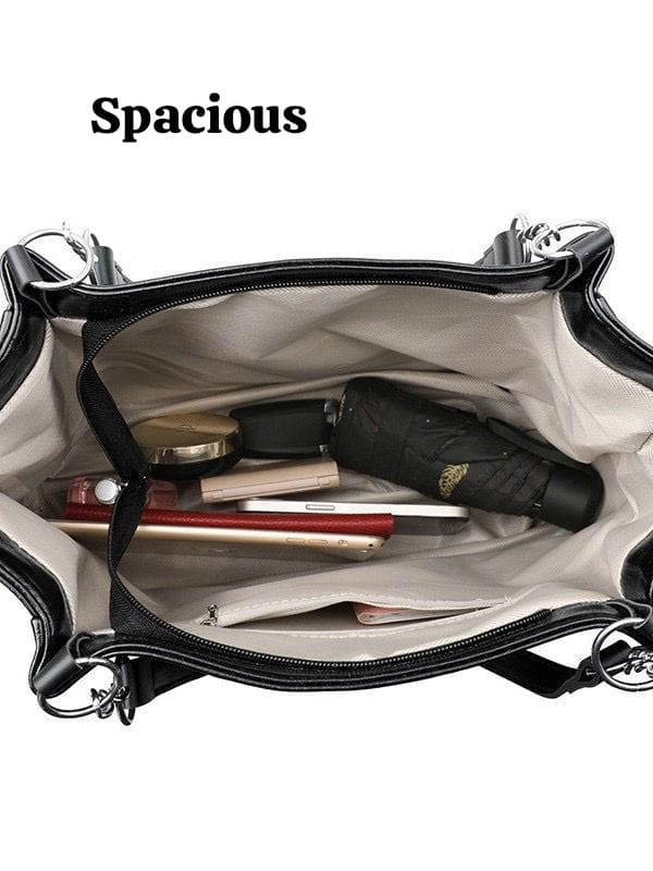 Imported Elephant Patched Vintage Tote Bag | Premium Leather Finish | LP-002