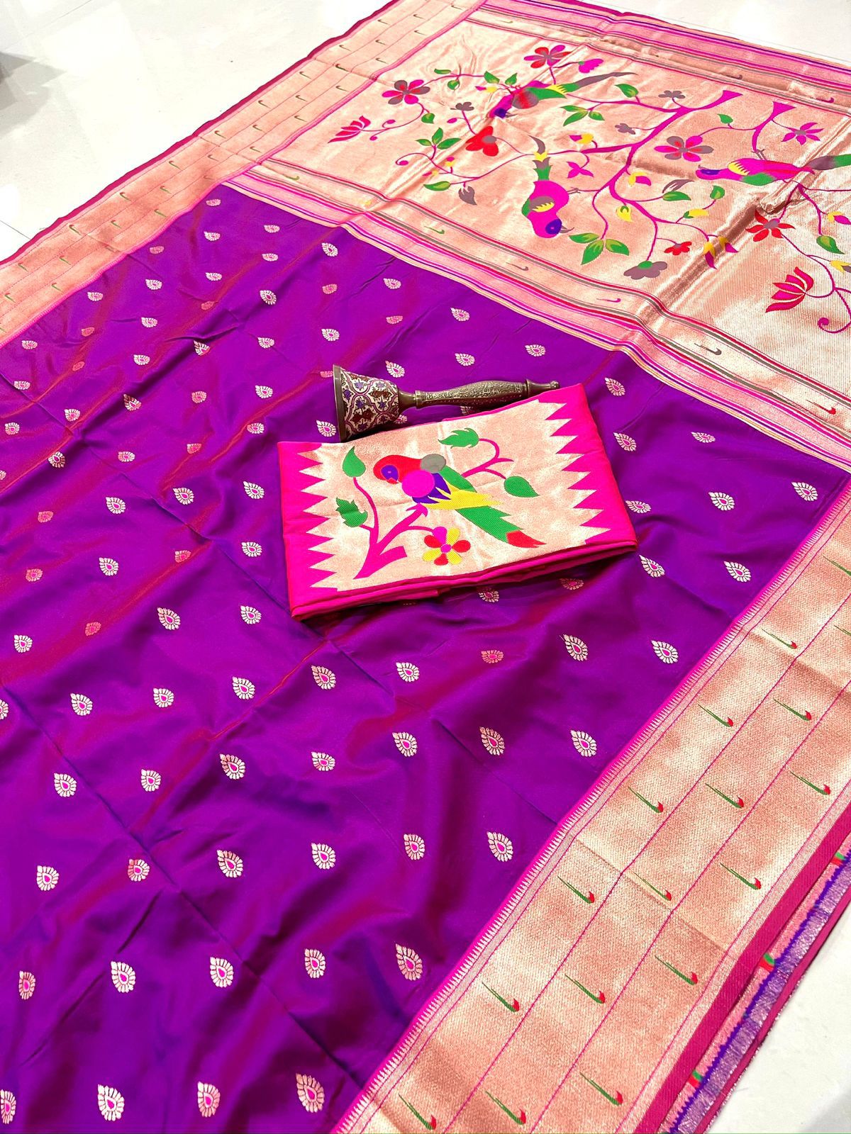 Super Hit Pure Silk Saree | Premium Kanchivram Pethani Silk Collection |LP-002