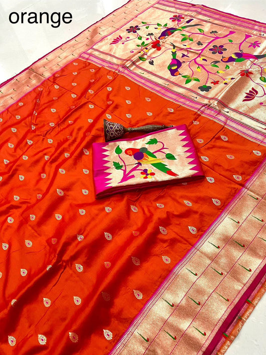 Super Hit Pure Silk Saree | Premium Kanchivram Pethani Silk Collection |LP-002