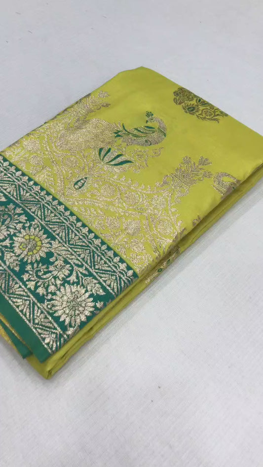 Festive Collection – MAHANT | Premium Paithani-Style Banarasi Silk Saree | LP-002